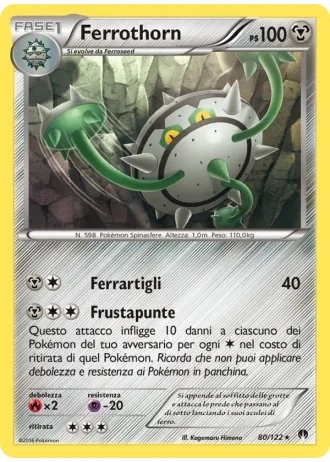 Ferrothorn #80/122 — Turbo Crash