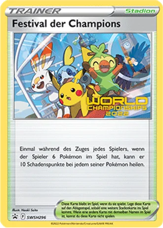 Festival der Champions SWSH296 — Schwert & Schild Promos