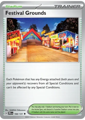 Festival Grounds #108/131 — Prismatic Evolutions