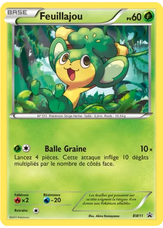 Feuillajou BW11 — Noir & Blanc Promos