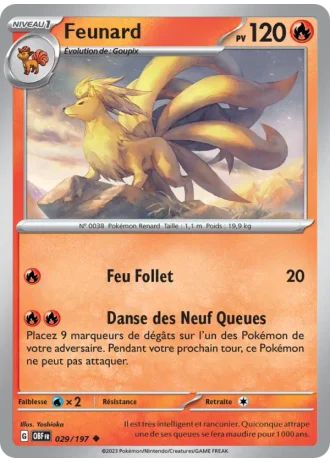 Feunard #029/197 — Flammes Obsidiennes