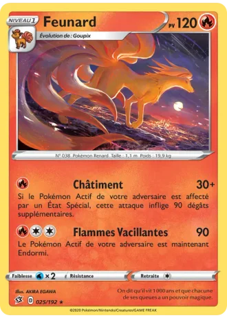 Feunard #25/192 — Clash des Rebelles