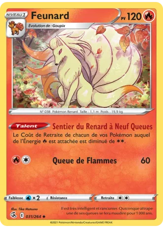 Feunard #31/264 — Poing de Fusion
