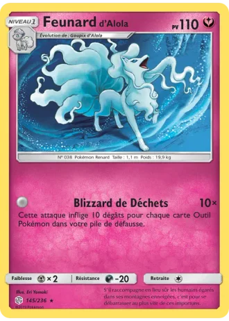 Feunard d’Alola #145/236 — Éclipse Cosmique