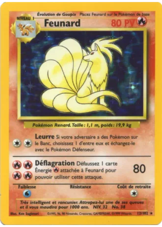 Feunard (première édition) #12/102 — Set de Base (1ère Édition)