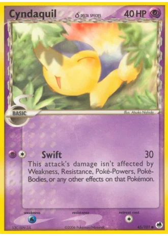 Feurigel #45/101 — EX Dragon Frontiers