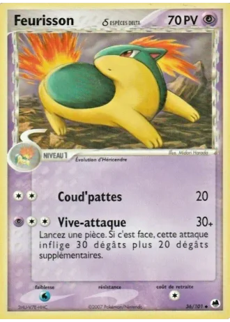 Feurisson #36/101 — EX Île des Dragons