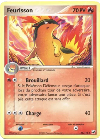 Feurisson #45/115 — EX Forces Cachées
