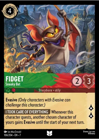 Fidget - Sneaky Bat #106/204 — Archazia's Island