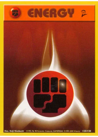 Fighting Energy #125/130 — Base Set 2