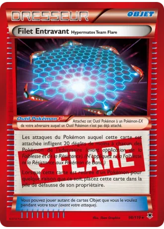 Filet Entravant Hypermatos Team Flare #98/119 — Vigueur Spectrale