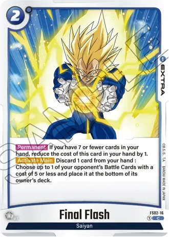 Final Flash FS02-016 — Vegeta (FS02)
