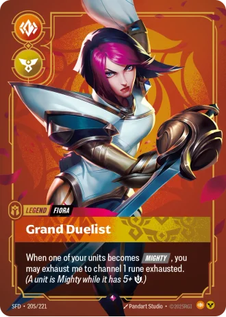 Fiora, Grand Duelist #205/221 — Spiritforged