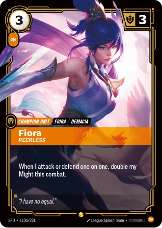 Fiora, Peerless #110a/221 — Spiritforged