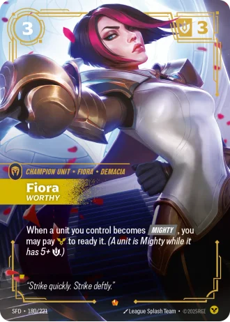 Fiora, Worthy #180/221 — Spiritforged