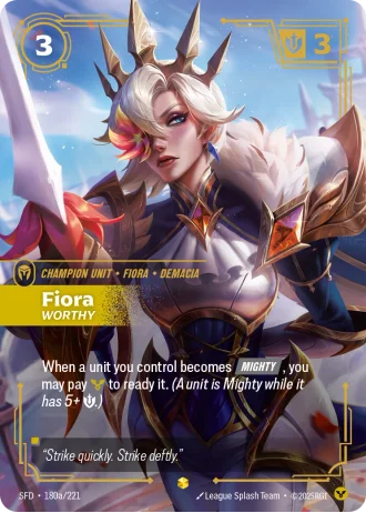 Fiora, Worthy #180a/221 — Spiritforged