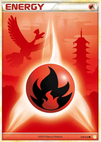 Fire Energy #116/123 — HeartGold SoulSilver
