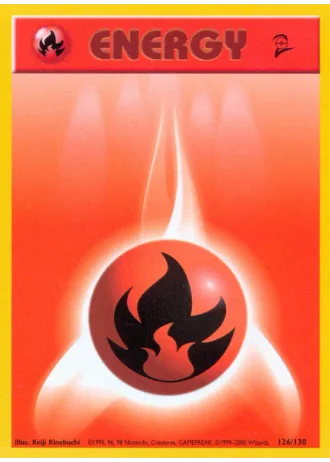 Fire Energy #126/130 — Base Set 2