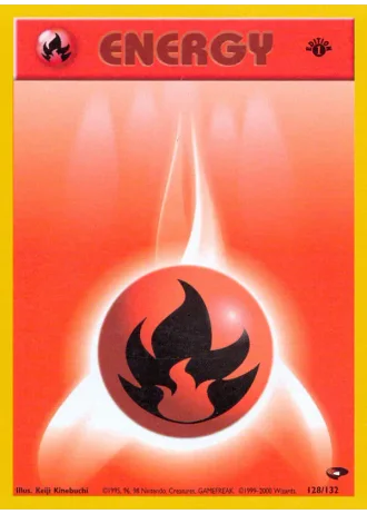 Fire Energy #128/132 — Gym Challenge