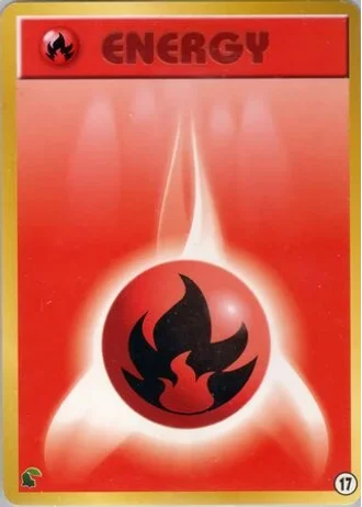 Fire Energy #17 — Intro Pack Neo (Chikorita)