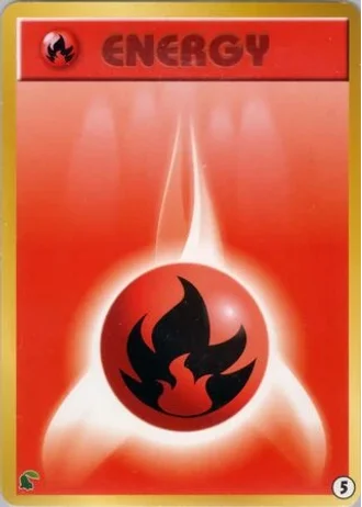 Fire Energy #5 — Intro Pack Neo (Chikorita)