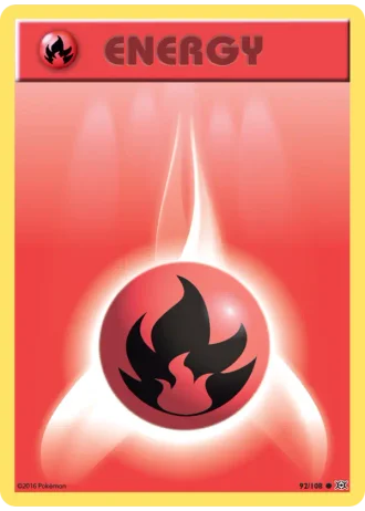 Fire Energy #92/108 — Evolutions