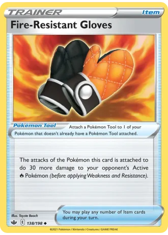 Fire-Resistant Gloves #138/198 — Chilling Reign