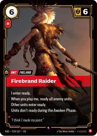 Firebrand Raider #019/167 — Radiance