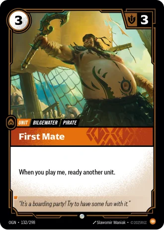 First Mate #132/298 — Origins