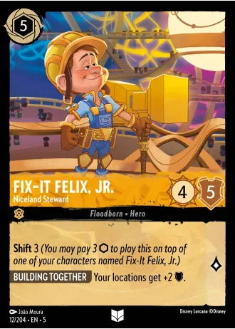 Fix-It Felix, Jr. - Niceland Steward #12/204 — Shimmering Skies