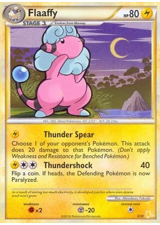 Flaaffy #3 — HS trainer Kit (Raichu)