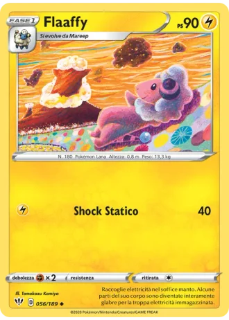 Flaaffy #56/189 — Fiamme Oscure