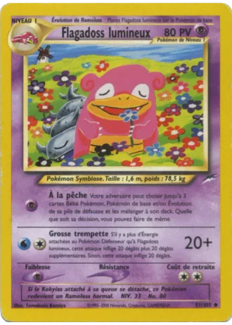 Flagadoss lumineux (première édition) #51/105 — Neo Destiny (1ère Édition)