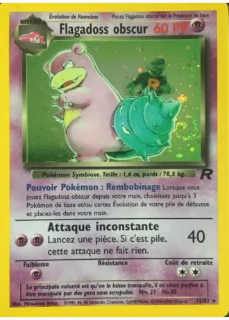 Flagadoss obscur #12/82 — Team Rocket