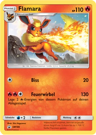 Flamara SM186 — Sonne & Mond Promos