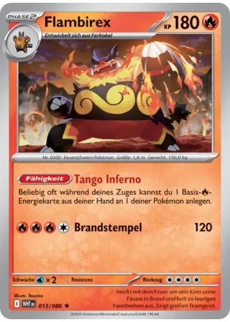 Flambirex #013/86 — Weiße Flammen