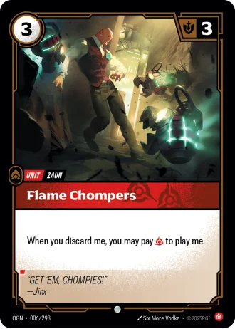 Flame Chompers #006/298 — Origins