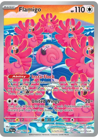 Flamigo #227/193 — Paldea Evolved