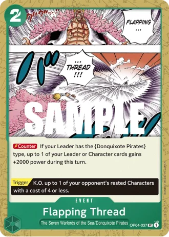 Flapping Thread (OP04-037) — Kingdoms of Intrigue (OP04)