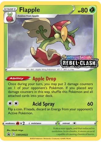 Flapple #SWSH022 — Sword & Shield Promos