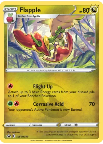 Flapple SWSH189 — Sword & Shield Promos