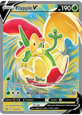 Flapple V #143 — Battle Styles