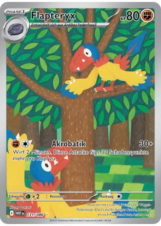 Flapteryx #131/86 — Weiße Flammen