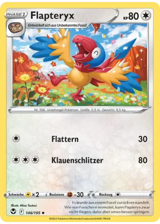 Flapteryx #146/195 — Silberne Sturmwinde