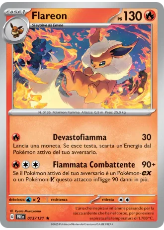 Flareon #013/131 — Evoluzioni Prismatiche