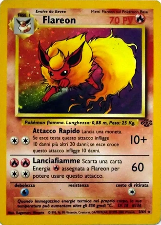 Flareon (1ª Edizione) #3/64 — Jungle (1ª Edizione)