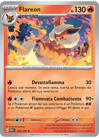 Flareon #136/165 — 151