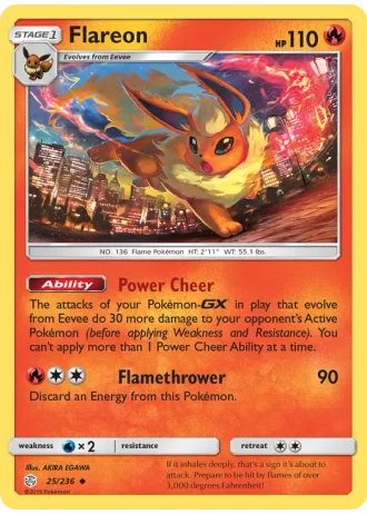 Flareon #25/236 — Cosmic Eclipse