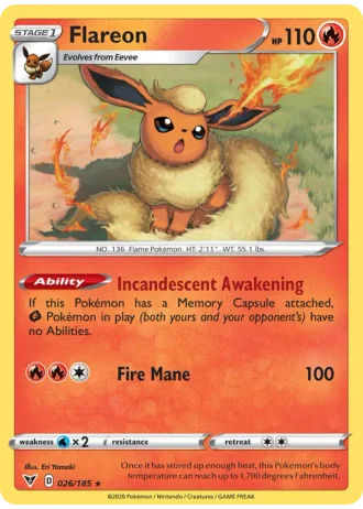 Flareon #26/185 — Vivid Voltage