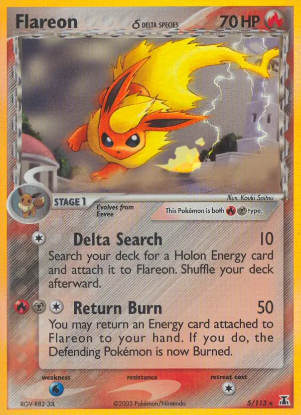 Flareon #5 — EX Specie Delta